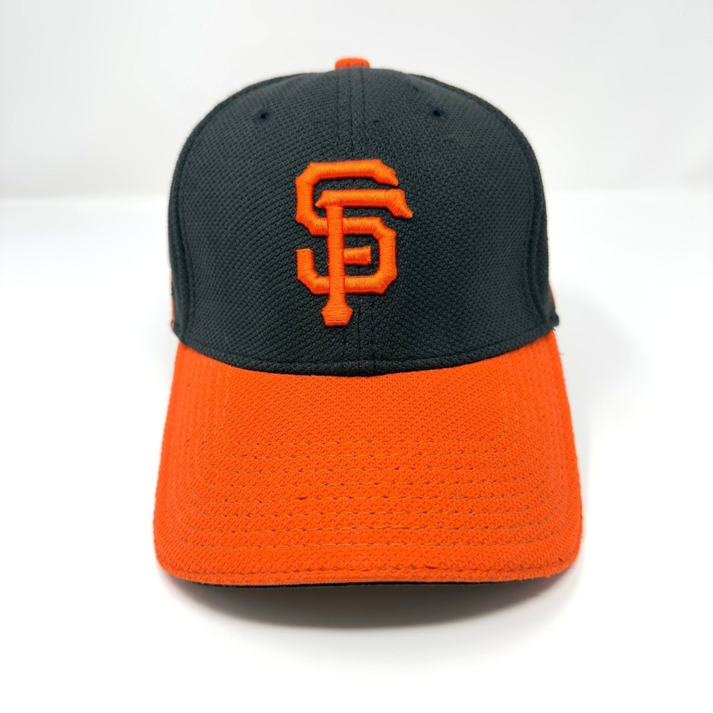 New Era San Francisco Giants MLB Batting‎ Practice Hat Black Orange S/M